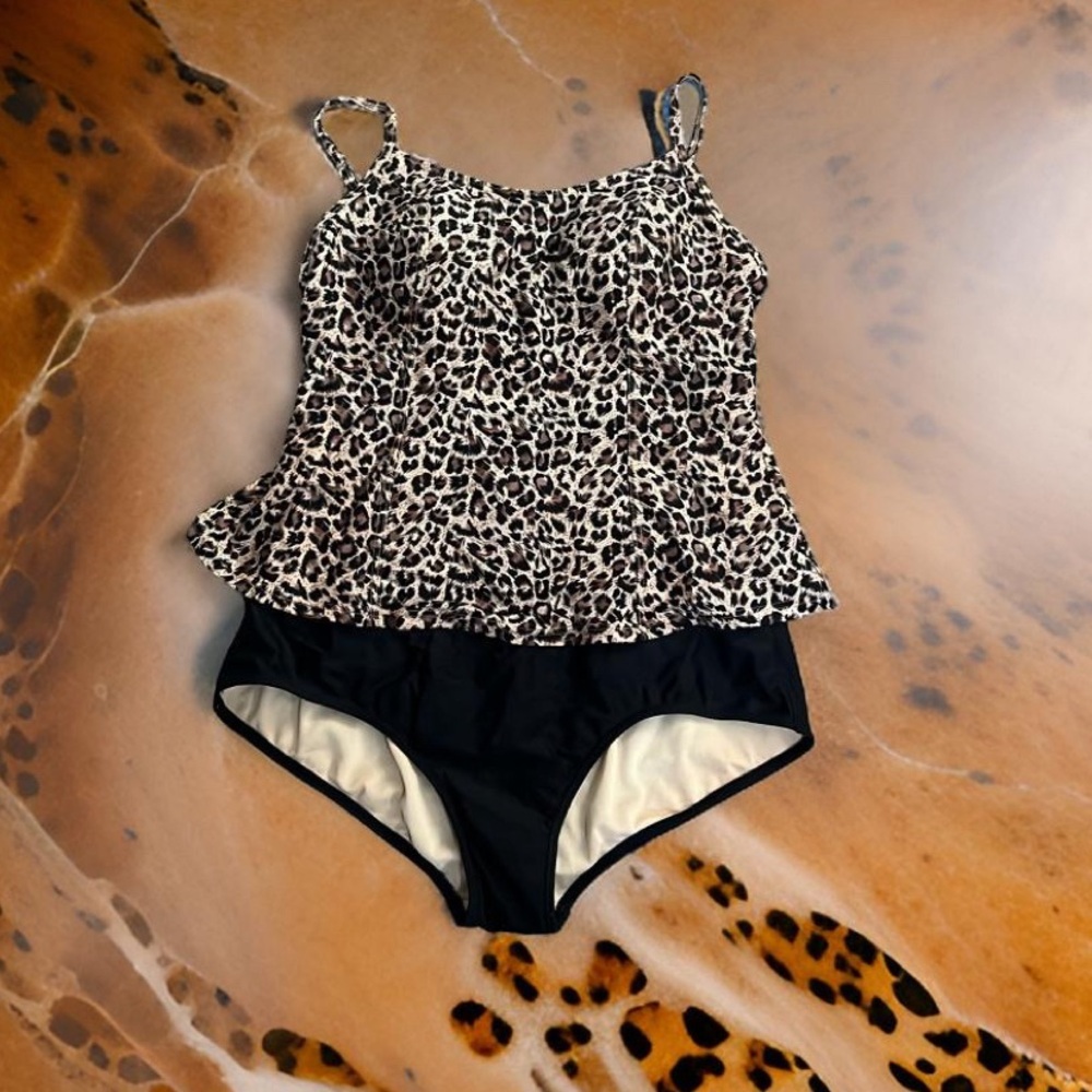 Antique Animal Print Ladies Bathing suit ( one piece)